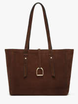 Shoulder Bag Altesse Suede Etrier Brown altesse suede EASU088M