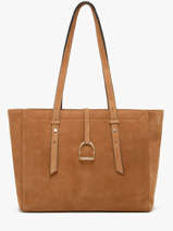 Shoulder Bag Altesse Suede Etrier Brown altesse suede EASU088M