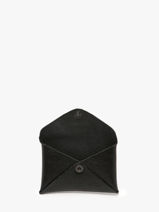 Card Holder Etincelle Irisée Leather Etrier Black etincelle irisee EETI5003-vue-porte
