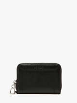 Coin Purse Leather Etrier Black altesse EALT096M