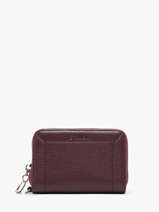 Coin Purse Leather Etrier Violet altesse EALT096M