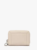 Coin Purse Leather Etrier Beige altesse EALT096M