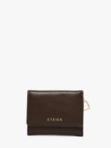 Leather Tradition Coin Purse Etrier Brown tradition ETRA095S