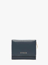 Leather Tradition Coin Purse Etrier Blue tradition ETRA095S