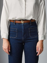 Adjustable Belt Etrier Brown altair EALA414C-vue-porte