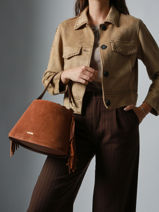 Crossbody Bag Country Etrier Brown country ECOU161M-vue-porte