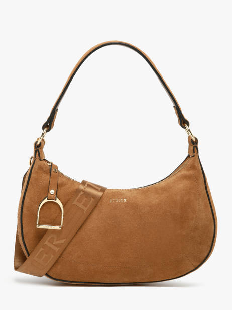 Shoulder Bag Altesse Suede Etrier Brown altesse suede EASU017M
