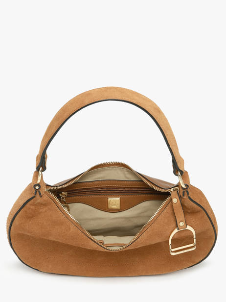 Shoulder Bag Altesse Suede Etrier Brown altesse suede EASU017M other view 2