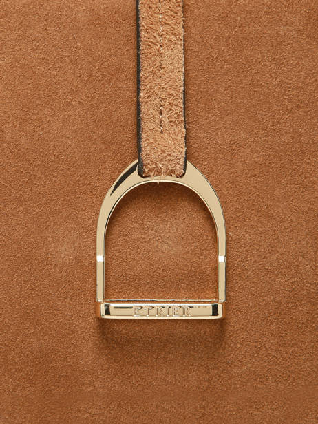 Shoulder Bag Altesse Suede Etrier Brown altesse suede EASU017M other view 4