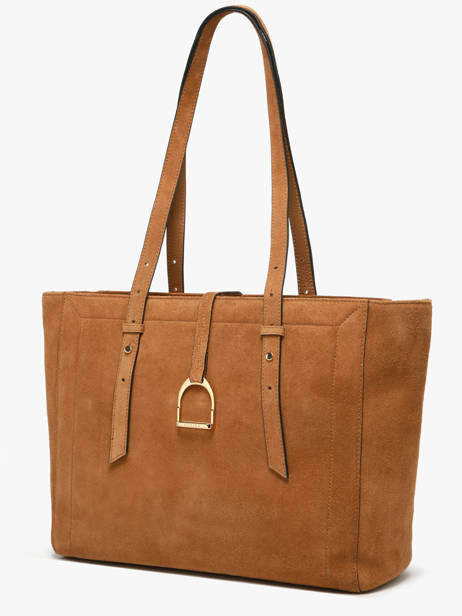 Shoulder Bag Altesse Suede Etrier Brown altesse suede EASU088M other view 1