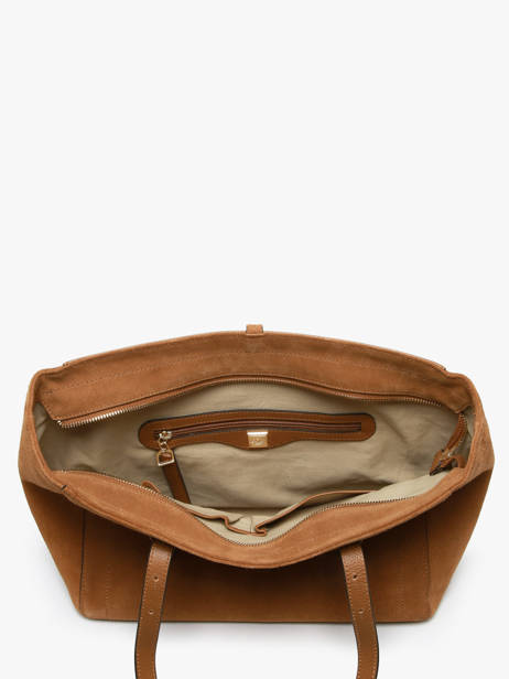 Shoulder Bag Altesse Suede Etrier Brown altesse suede EASU088M other view 2